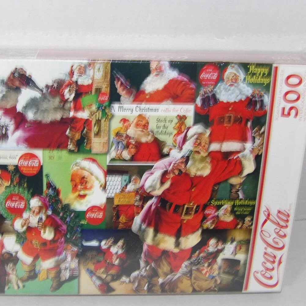 Sparkling Holiday Springbok Coca Cola 500 Piece Puzzle